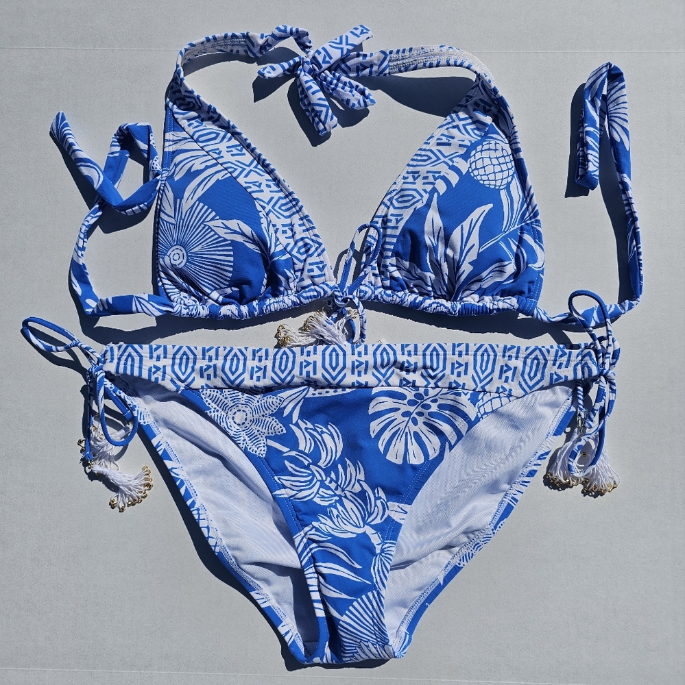 Bleu By Rod Beattie A Place In The Sun Big Sur Bikini Sz 10